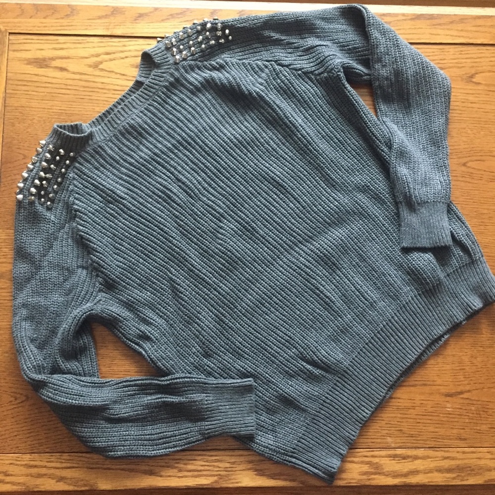 Studded Oversized Sweater